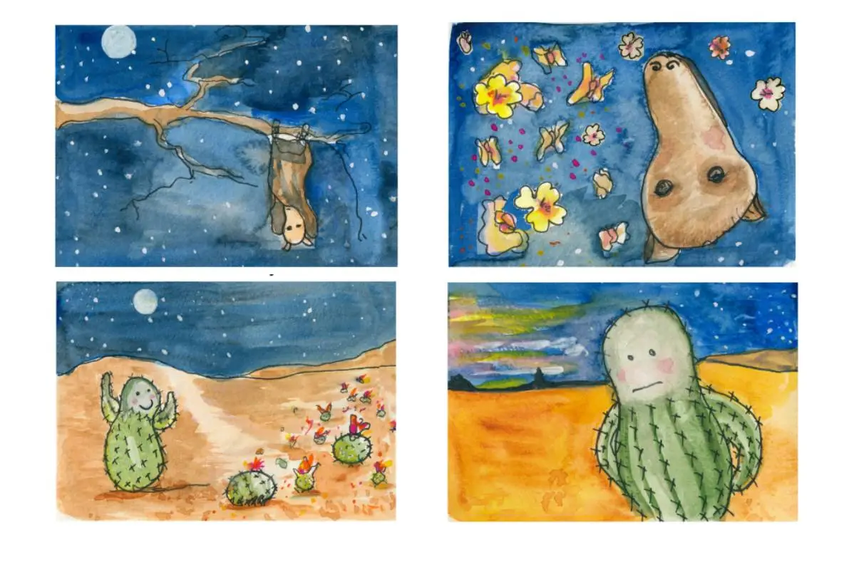 Lonely Tittle Cactus storyboard image